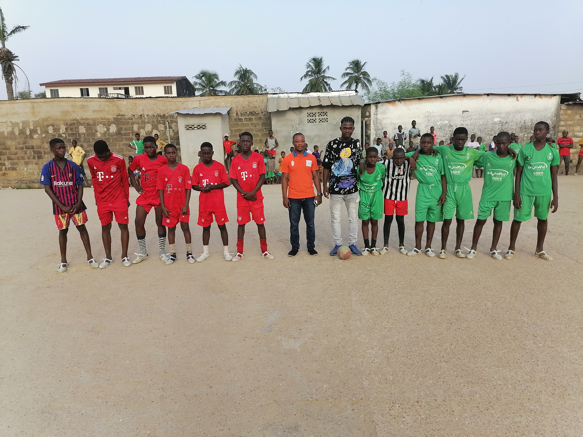 Tournoi de football avec les tout-petits