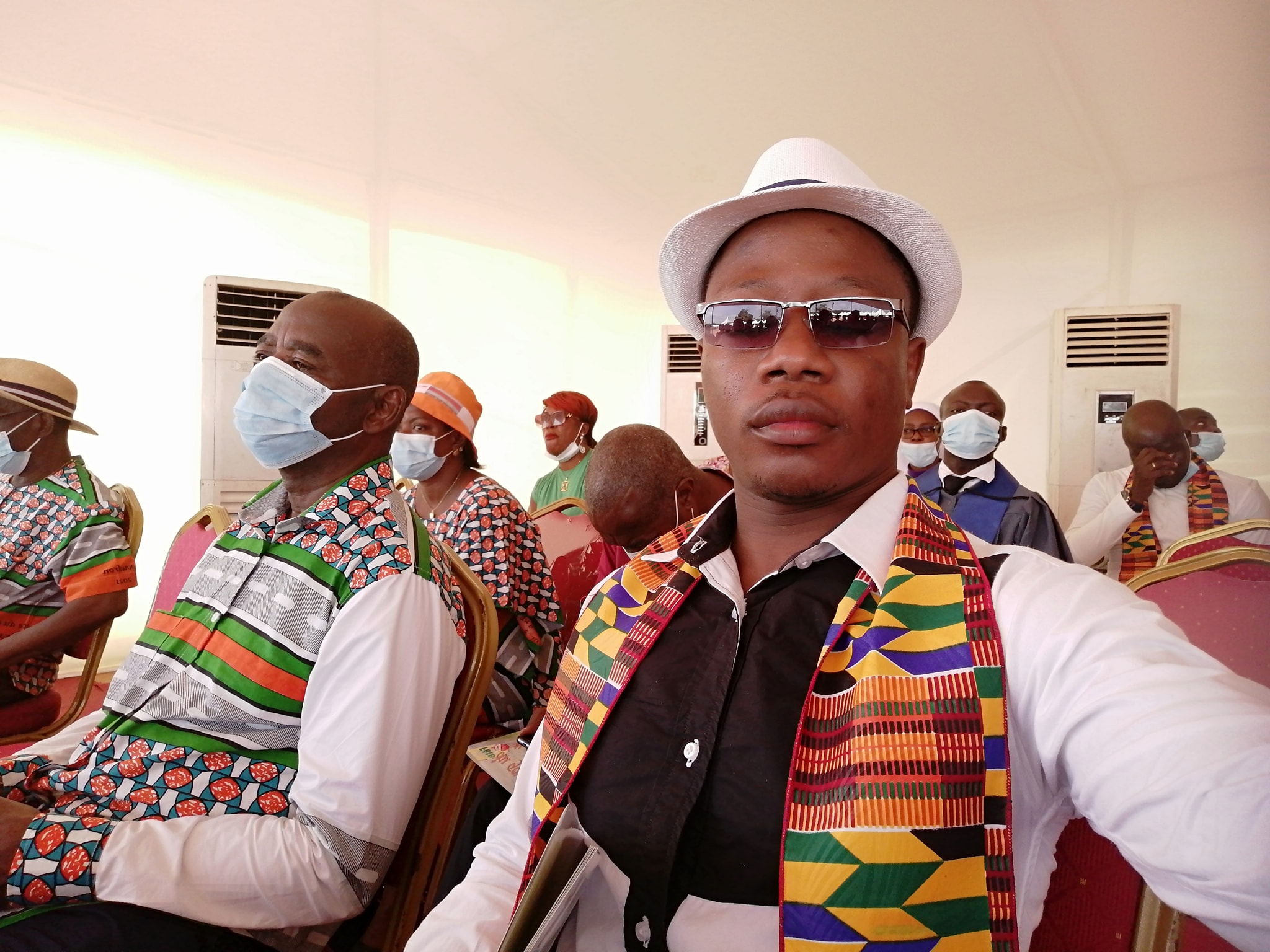 Cérémonie d'hommage au président de la République son excellence M. Alassane Ouattara à Ebrah