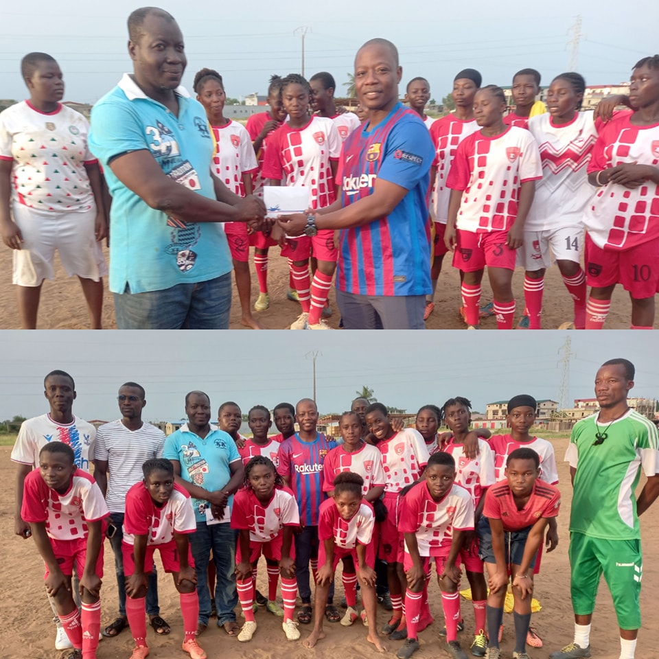 Visite et Soutien a la Jeunesse FC Grand-Bassam