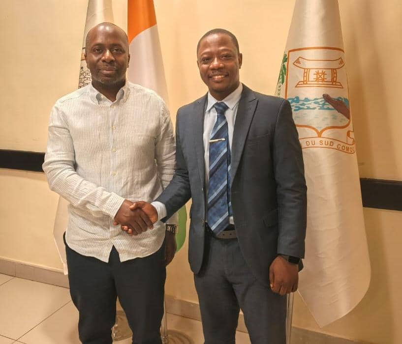 Audience avec Monsieur Jean-Louis Moulot, Maire de Grand-Bassam.