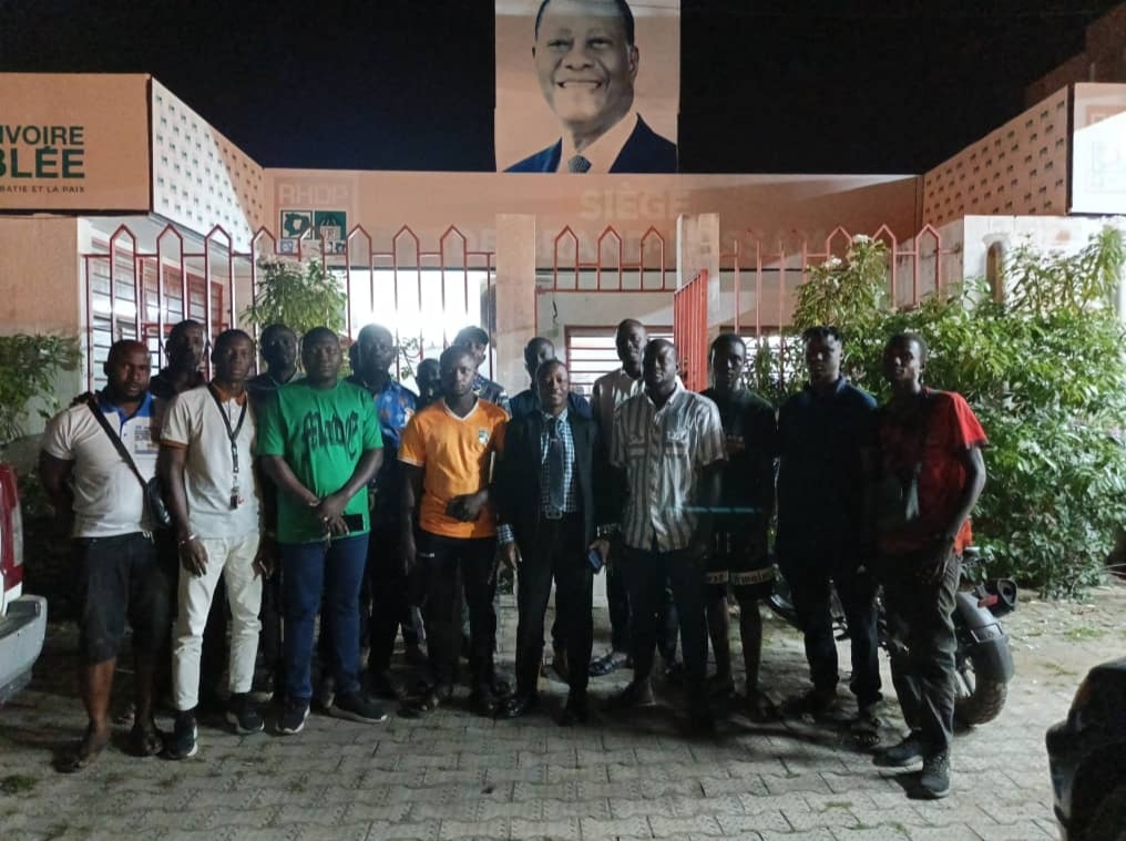 Grand-Bassam en mouvement pour l'UJRHDP SUD COMOE !